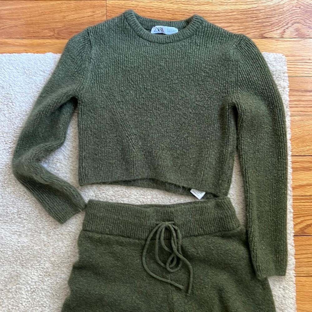 Zara olive co-ord set